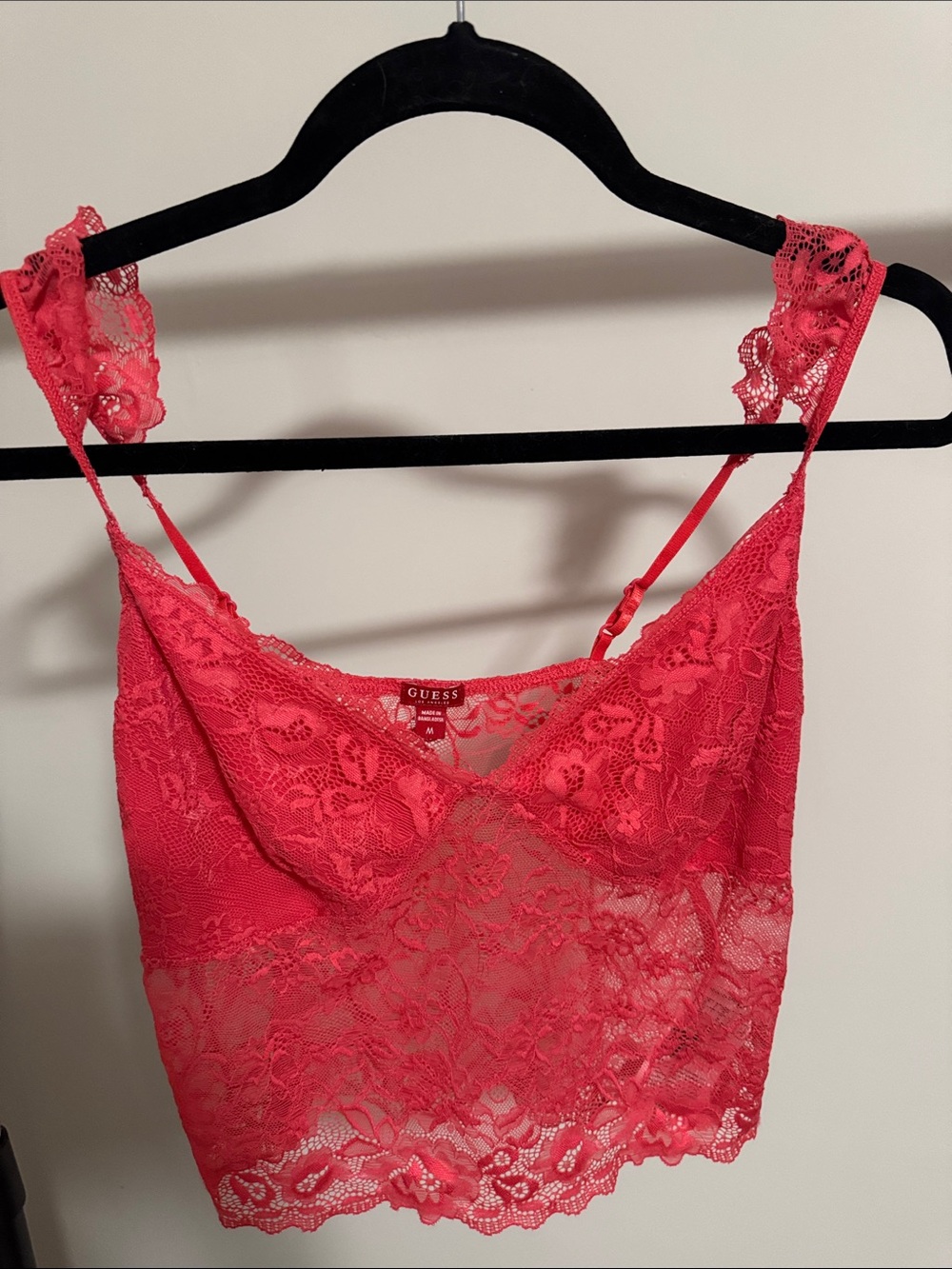 GUESS Coral Lace Bandeau Bralette
